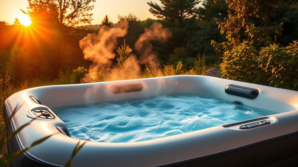 hot tub size efficiency