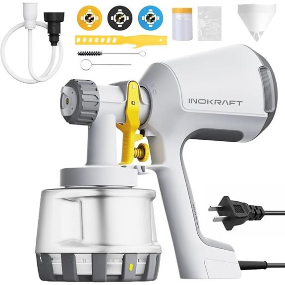 InoKraft HVLP Paint Sprayer with Cleaning Kit