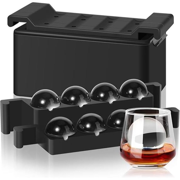 Clear Ice Ball Maker Mold for Whiskey and Cocktails