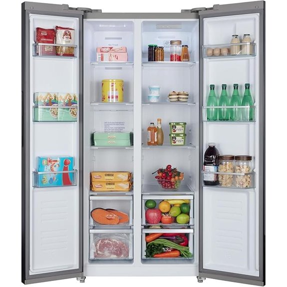 Iceblue 15.6 Cu.Ft. Side-by-Side Refrigerator