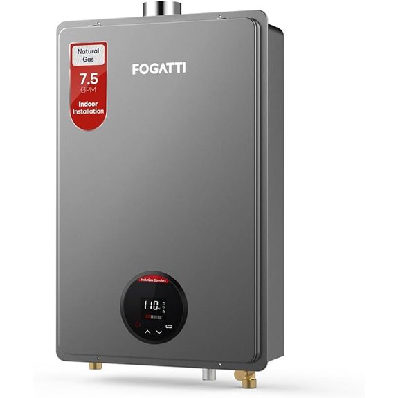 FOGATTI Indoor Gas Tankless Water Heater 7.5 GPM