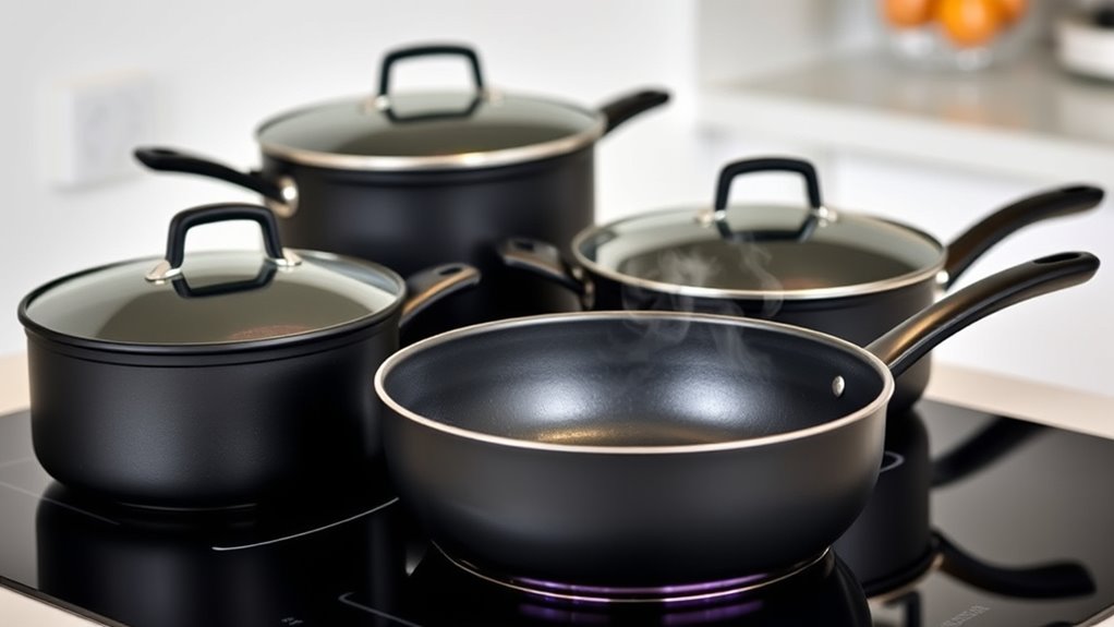 induction compatible non stick cookware