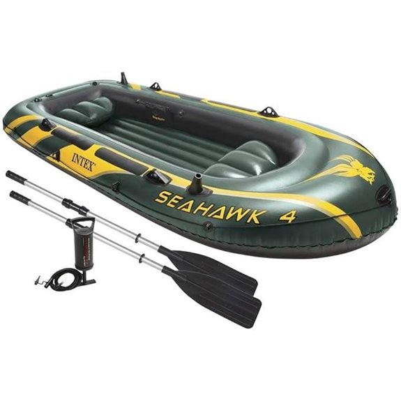 INTEX 68347EP Seahawk 2 Inflatable Boat Set Capacity