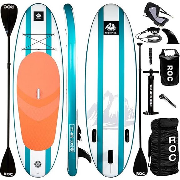 Roc Inflatable Stand Up Paddle Board with Accessories