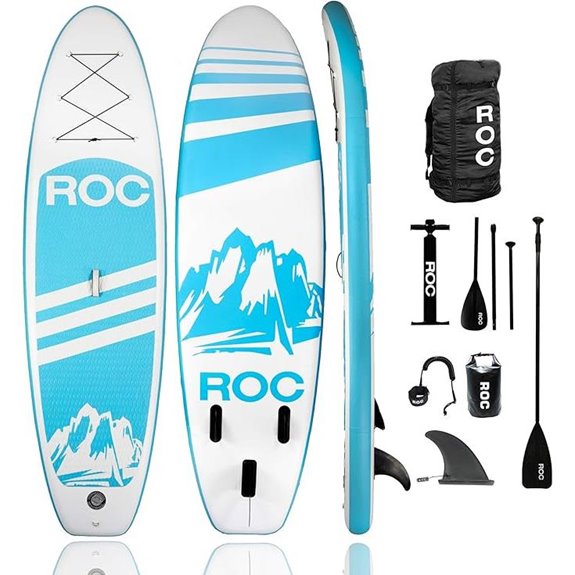 Roc Inflatable Stand Up Paddle Board with Accessories