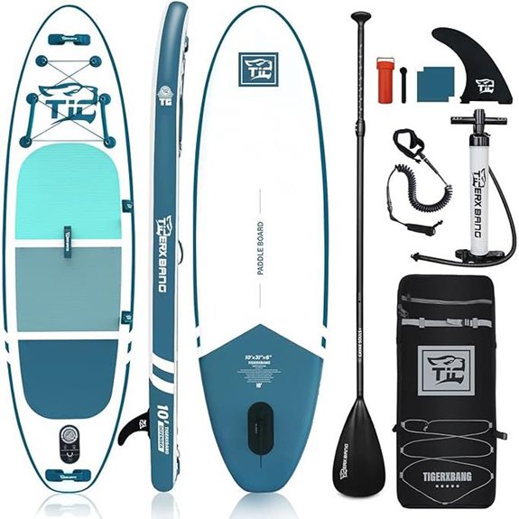 Inflatable Paddle Board with Accessories for All Ages