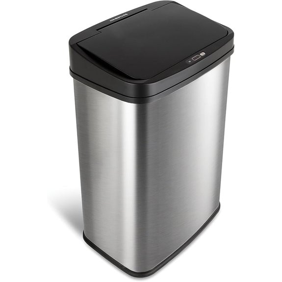 Ninestars Touchless Infrared Motion Sensor Trash Can