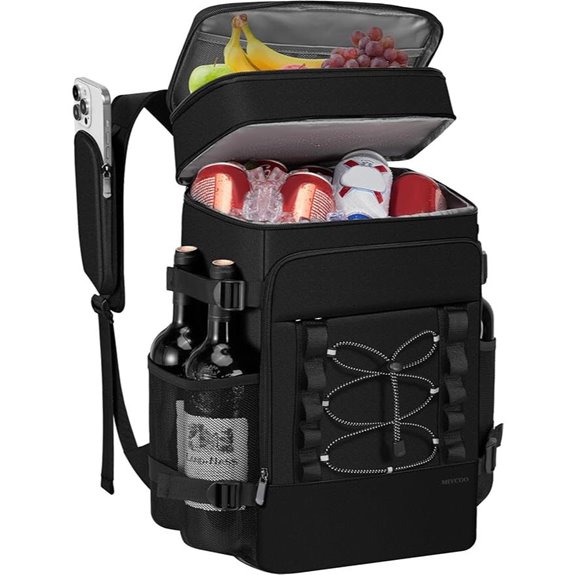 MIYCOO Cooler Backpack for 40 Cans Insulated Leak-Proof