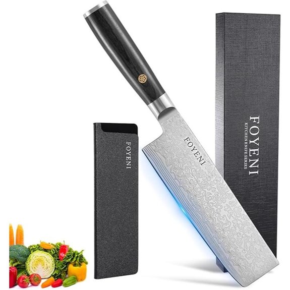 Nakiri Knife 6.5 Inch Japanese Chef Knife