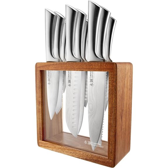 Damashiro 10-Piece Japanese Steel Knife Set