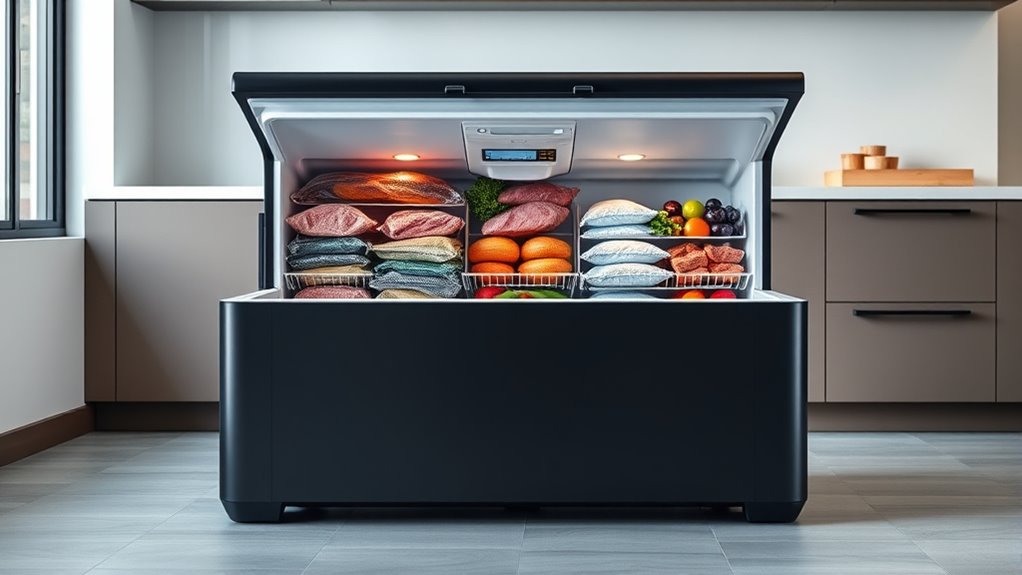 key freezer selection factors