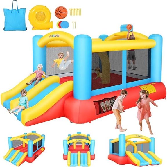 Bounce House for Kids with Slides and Bouncy Castle