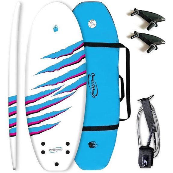 Clawstrike 4’3ft Kids Soft Top Surfboard
