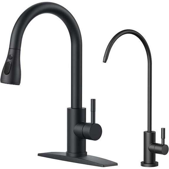 FORIOUS Kitchen Faucet with Water Filter and Sprayer