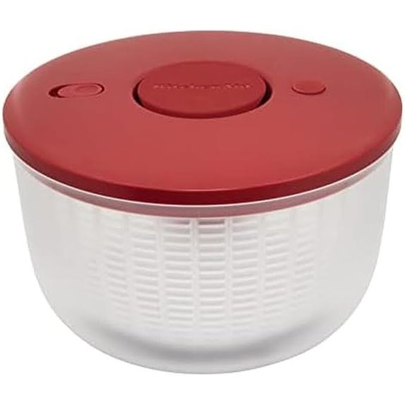 KitchenAid Salad Spinner with Removable Bowl 7.43 Qt