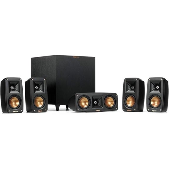 Klipsch Black Reference Theater Pack 5.1 Surround Sound System