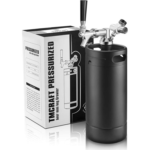 TMCRAFT 128oz Growler Tap System with Cooler