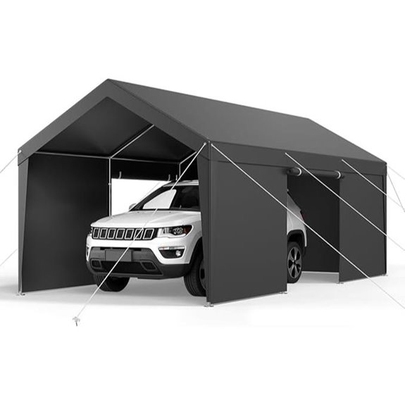 VEVOR 12x20 ft Heavy Duty Carport Shelter