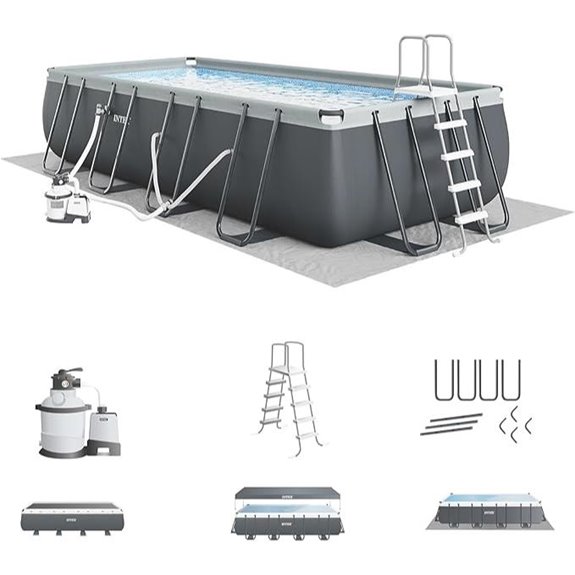 INTEX 24ft x 12ft Above Ground Pool Set