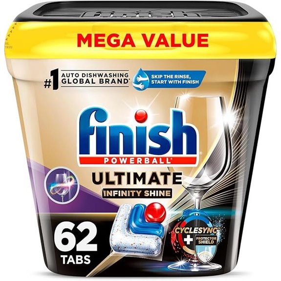Finish Infinity Shine Dishwasher Pods (62 Count)