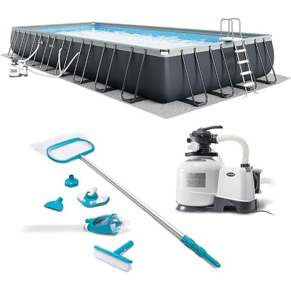 INTEX Ultra XTR Above Ground Pool Set with Pump
