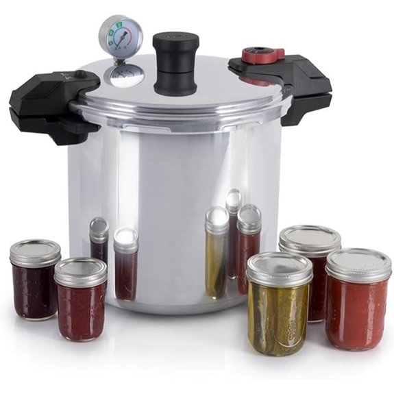 T-fal 22 Qt Aluminum Pressure Cooker with Canning