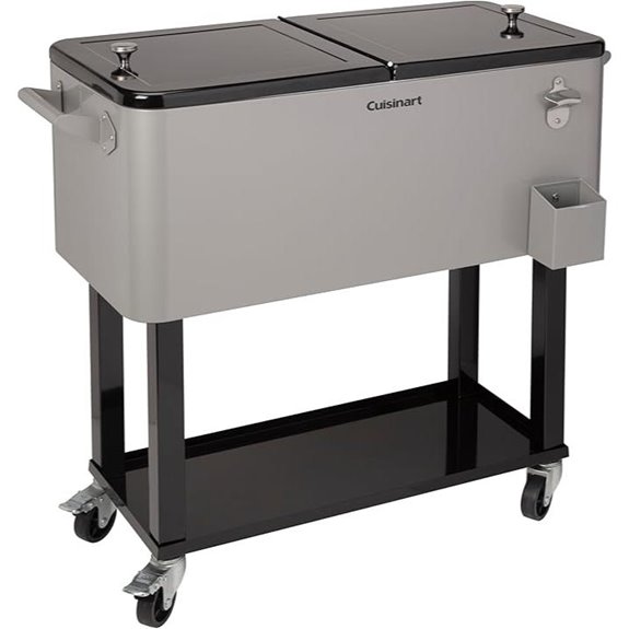 Cuisinart 80 Qt Cooler Cart with Bottle Opener