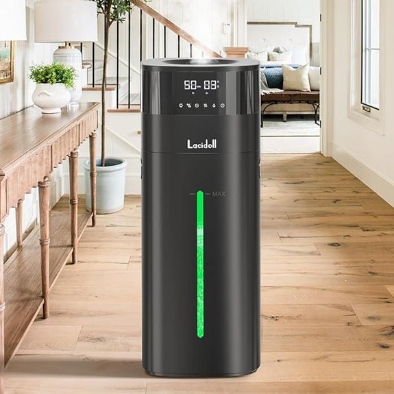 Large Room Humidifier with Diffuser and Extended Tube