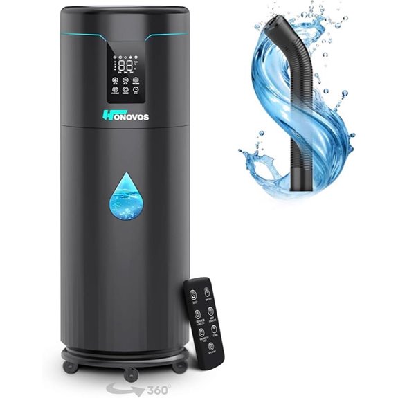 Large Room Humidifier with 4 Speeds and Extension Tube