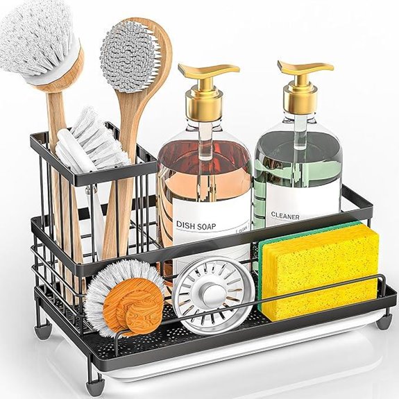 Cisily Large Kitchen Sink Caddy Organizer