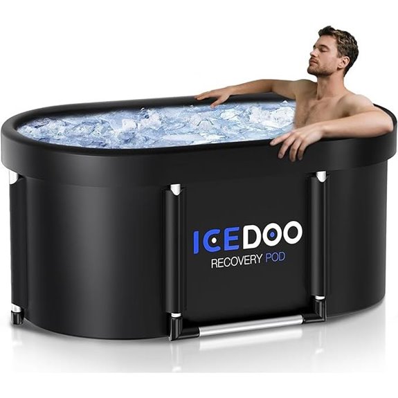 Upgrade XL 129 Gal Oval Cold Plunge Tub