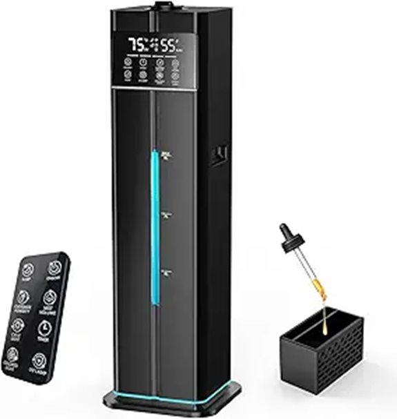 Large Room Ultrasonic Cool Mist Humidifier with Remote