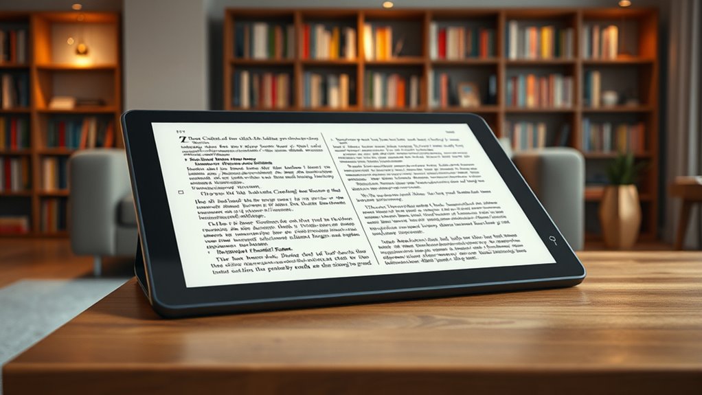large screen reading essentials