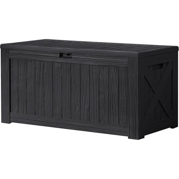 Devoko 120 Gallon Waterproof Outdoor Storage Bench