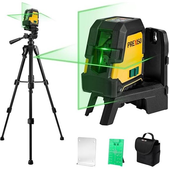 PREXISO Laser Level with Tripod and Magnetic Base