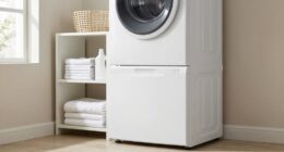 laundry pedestal storage ideas