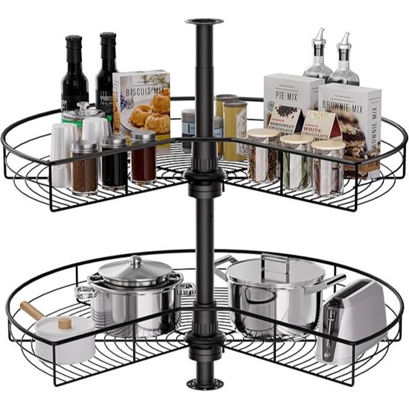 HANKY Corner Lazy Susan Kitchen Organizer