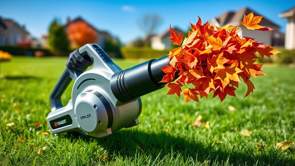 leaf blower power battery comfort