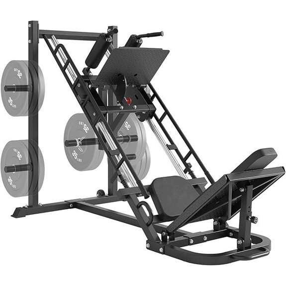 Dripex Leg Press Machine with Weight Plate Storage