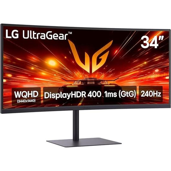 LG 34G630A-B Ultragear Curved Gaming Monitor
