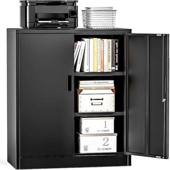 lockable metal storage cabinets