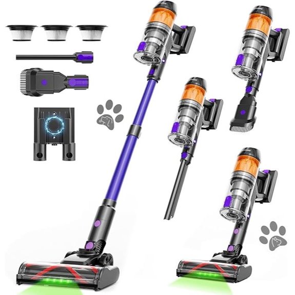 Cordless Vacuum Cleaner with 60-Minute Runtime