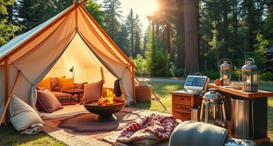 luxury outdoor camping gear