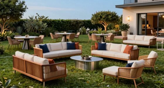 luxury outdoor furniture selections