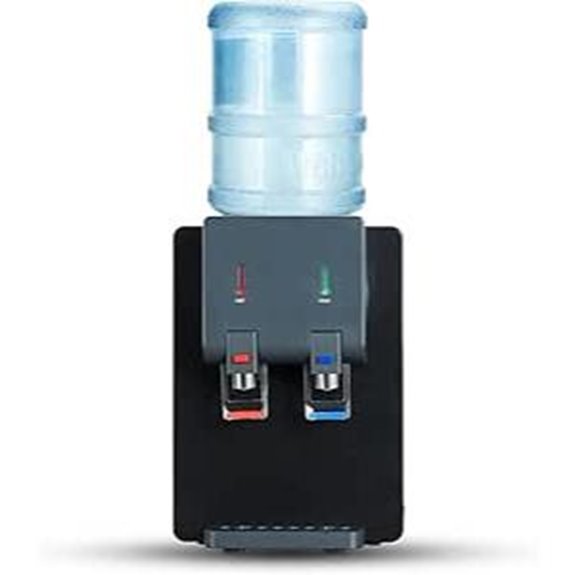 Premium Countertop Water Cooler Dispenser with Safety Lock