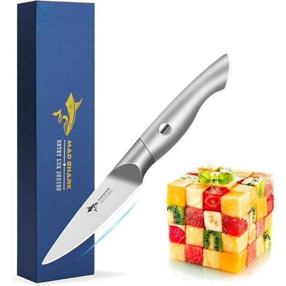 MAD SHARK 3.5-Inch Paring Knife with Ergonomic Handle