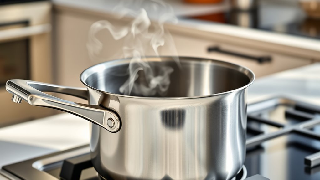 material spout heating handle