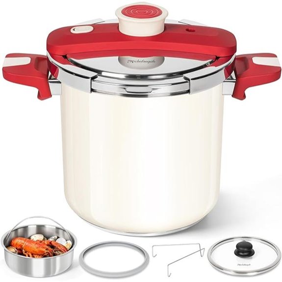 MICHELANGELO 8.5 Qt Pressure Cooker with Steamer