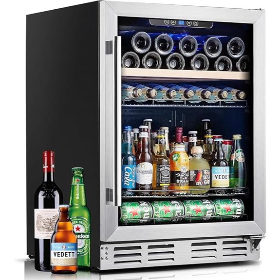 Kalamera Mini Beverage & Wine Cooler (118 Cans 16 Bottles)