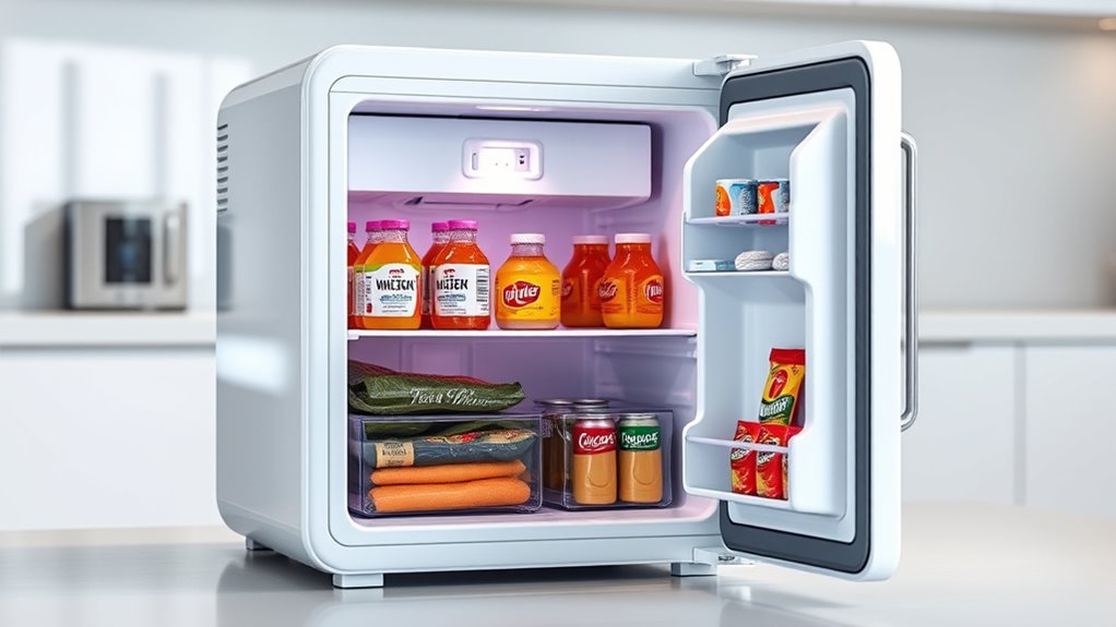 mini fridge features checklist